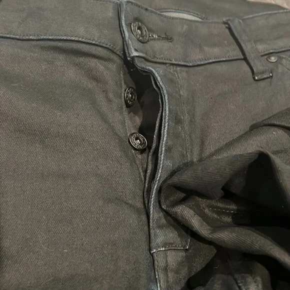 Phenomenal industrial GStarr stretch, 31 -32 dark blue/black jeans